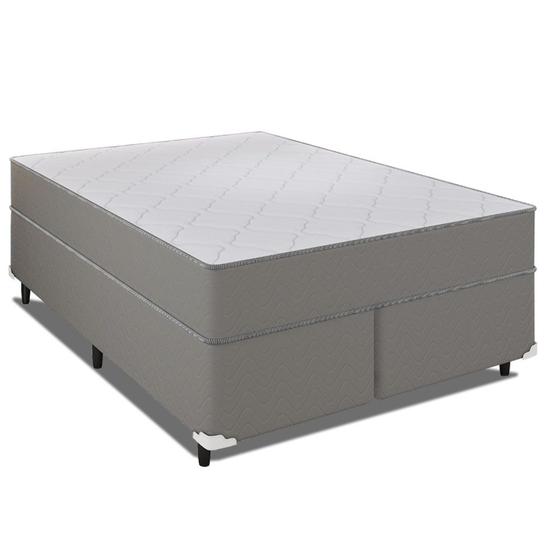 Imagem de Cama Box Queen + Colchão Mola Ensacada Pergola Europillow 158x198x63cm