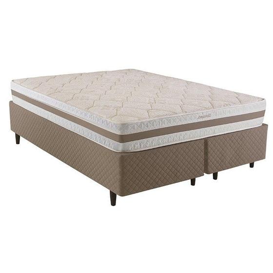 Imagem de Cama box Queen Herval Amsterdã, Molas Ensacadas 158 cm