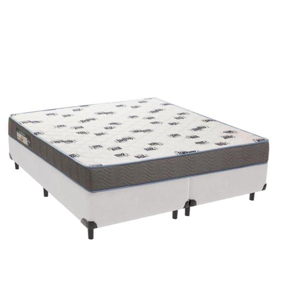 Imagem de Cama Box Queen Ortobom D33 Light Branco