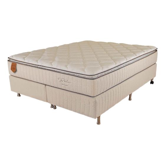 Imagem de Cama Box Queen Size (Box + Colchão) 158X198X65 Bali Prorelax Molas Ensacadas Pillow Top Turn Free