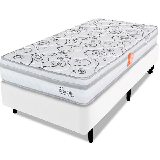 Imagem de Cama Box Solteirão com Colchão Ortopédico Firme Espuma D28 97x203m BF Colchões