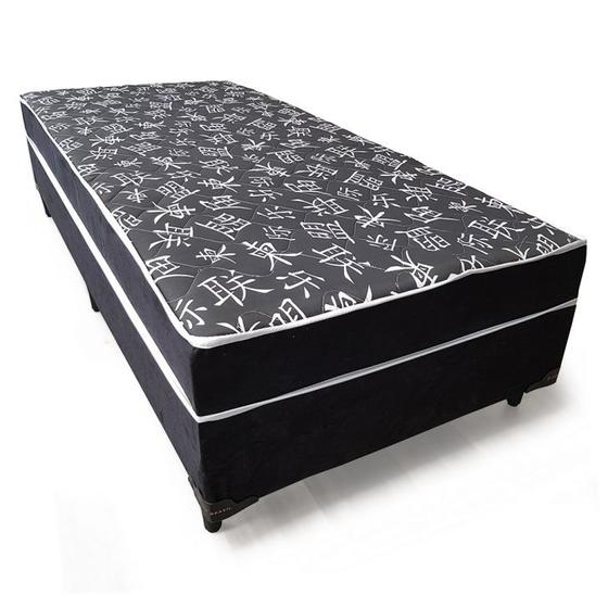 Imagem de Cama Box Solteiro 88x188x53 Preta