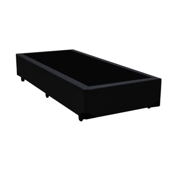 Imagem de Cama Box Solteiro AColchoes Sintético Preto 40x88x188