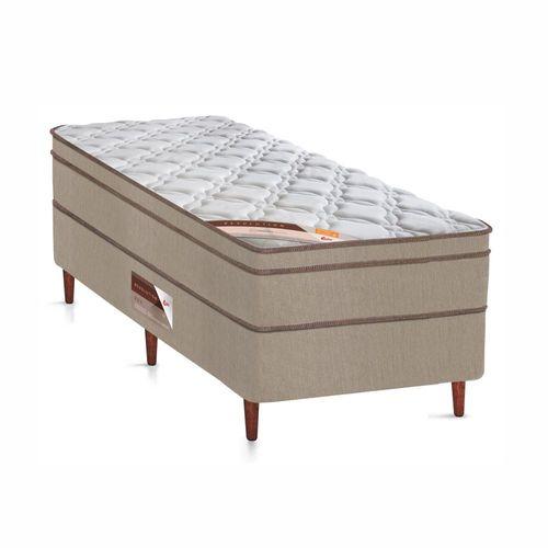 Imagem de Cama Box Solteiro Castor Revolution Tecnopedic 88x188x54 + Box Castor Bege