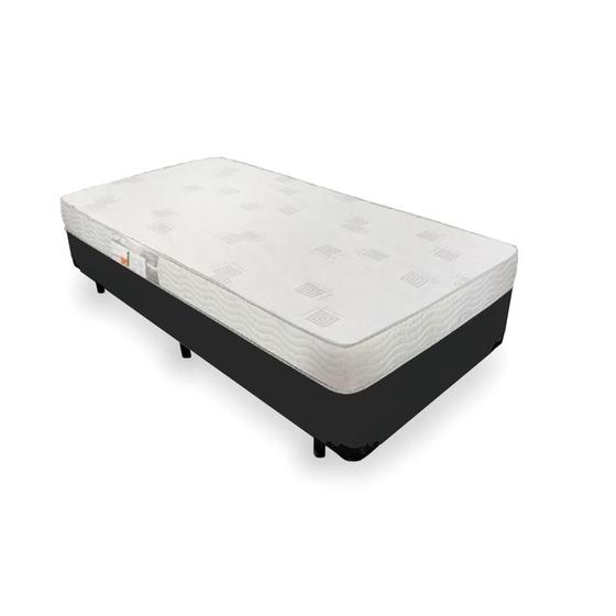 Imagem de Cama Box Solteiro + Colchão De Espuma D23 - Ortobom - Light 88cm