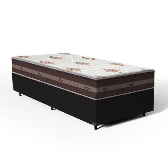 Imagem de Cama Box Solteiro + Colchão De Molas - Anjos - Classic Superlastic 88cm