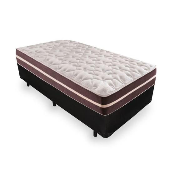 Imagem de Cama Box Solteiro + Colchão de molas - Anjos - Classic Superlastic 88cm