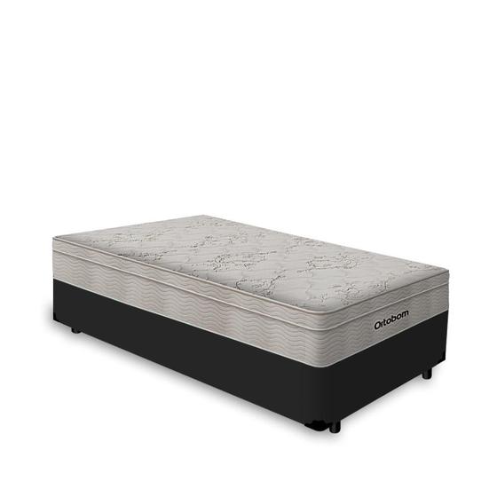 Imagem de Cama Box Solteiro + Colchão de Molas Ensacadas Ortobom AirTech SpringPocket 88cm