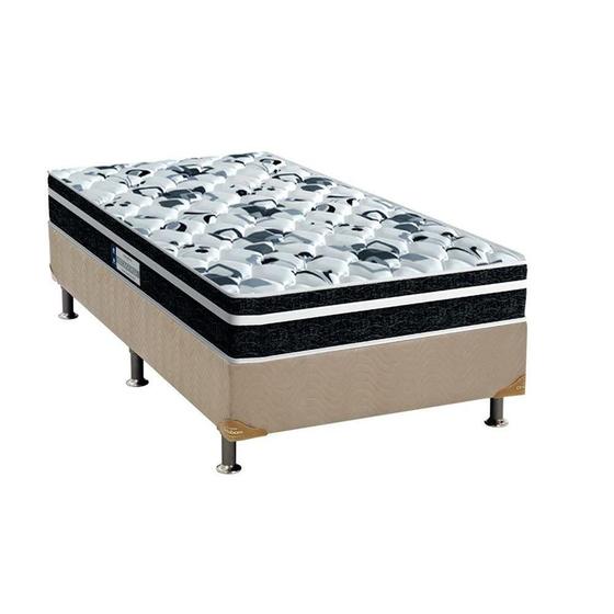 Imagem de Cama Box Solteiro: Colchão Ortopédico Probel D45/EP Anatômico ProDormir Advanced Tech2000 Plus + Base CRC Suede Clean(88x188)
