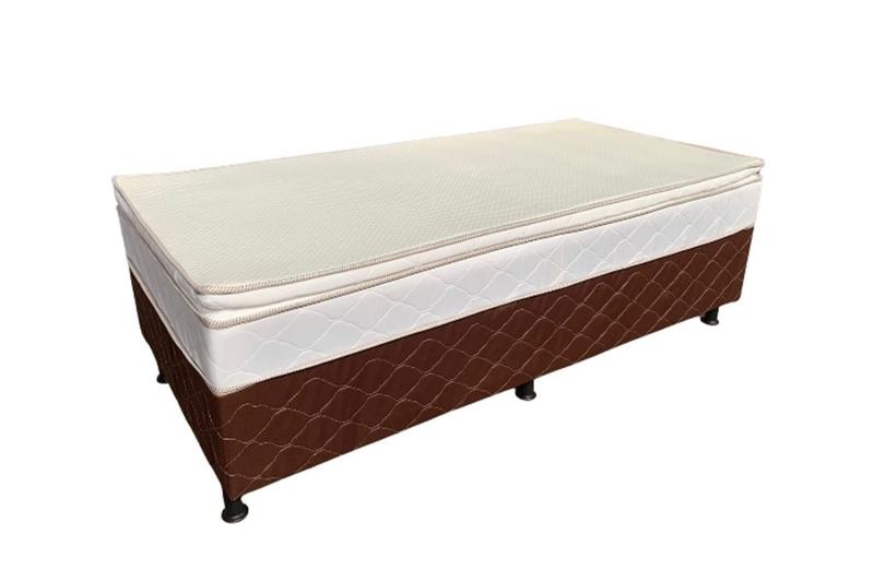 Imagem de Cama Box Solteiro Malu Luxo 88x138x46 Cores Sortidas