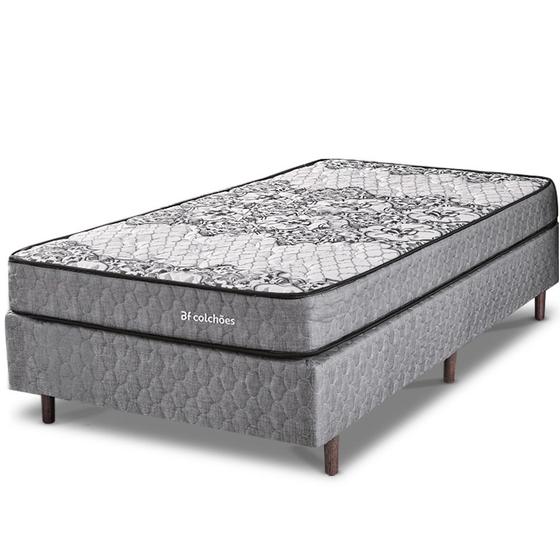 Imagem de Cama Box Solteiro Ortopédico Firme Sleep Time 88x188x51 Bf Colchões