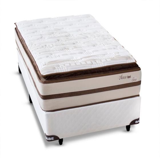 Cama Box Solteiro Padrão Cosmopolita com Colchão Solteiro Padrão Moscow - Molas Ensacadas - 088x188 Menor preço em Cama Box Solteiro Padrão Cosmopolita com Colchão Solteiro Padrão Moscow - Molas Ensacadas - 088x188