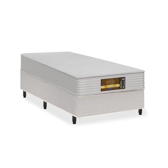 Imagem de Cama Box Solteiro/Viuva Cosmopolita com Colchão Dabe Hotel Ensacado Solteiro/viuva  - Molas - 120X200