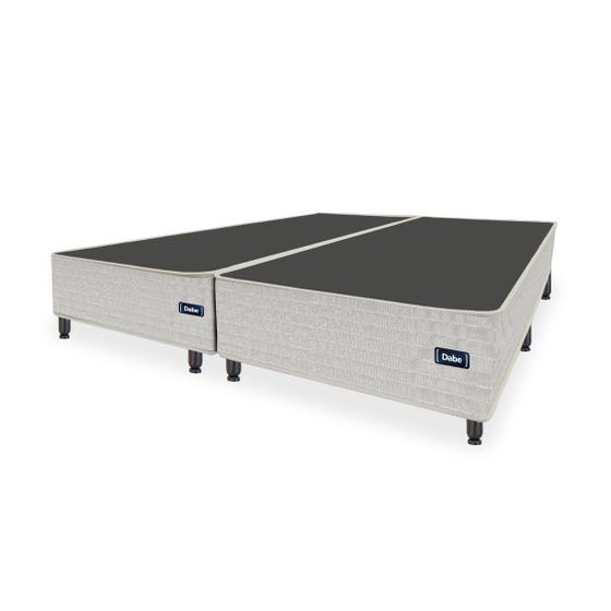 Imagem de Cama Box Universal QUEEN SIZE Evolution Tecido Jacquard Cinza - 158x198