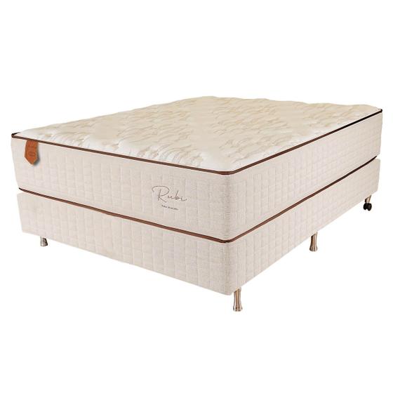 Imagem de Cama Box Viúva (box + Colchão) 128x188x73 Rubi Prorelax Pillow In Turn Free - Bege
