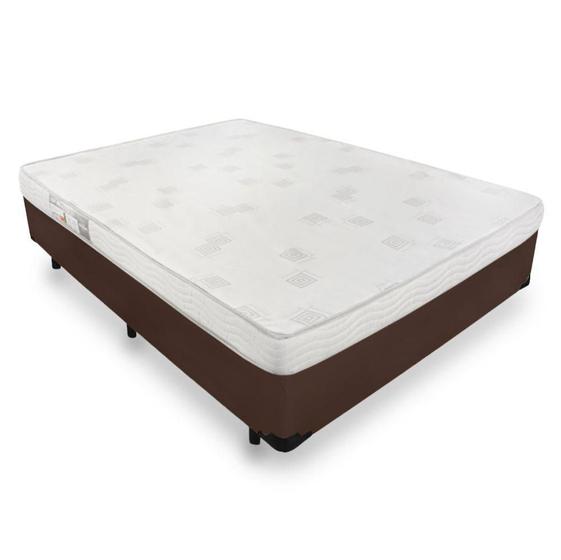 Imagem de Cama Box Viúva + Colchão De Espuma D23 - Ortobom - Light 128cm