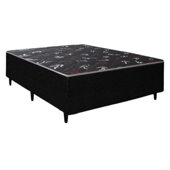 Imagem de Cama Box Viuva Conjugada Ortopédico solteirão 128x188x43