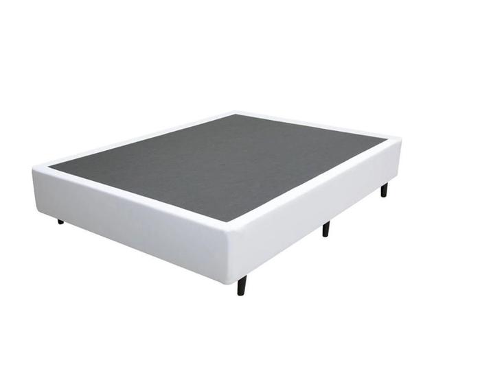 Imagem de Cama Box Viuvo 128x188x36 material sintético Branco