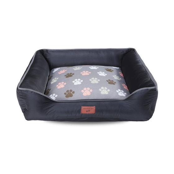 Imagem de Cama Caminha Pet Semi Impermeável 70x70 G Preta Gorgurinho