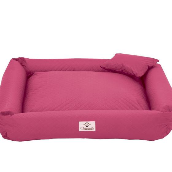 Cama Caminha Pet Sintético Cães E Gatos Lavável 60Cm X 60Cm Menor preço em Cama Caminha Pet Sintético Cães E Gatos Lavável 60Cm X 60Cm