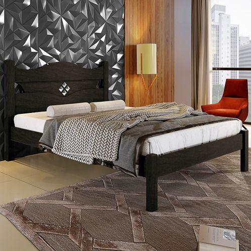 Imagem de Cama Carmolar Julia Casal 100% Mdf Clássica E Resistente