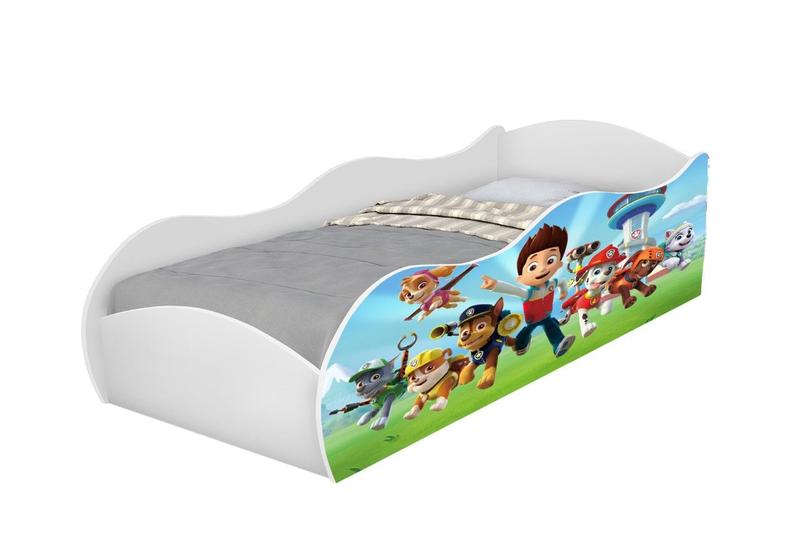 Imagem de Cama carro móveis para quarto infantil meninos com colchão