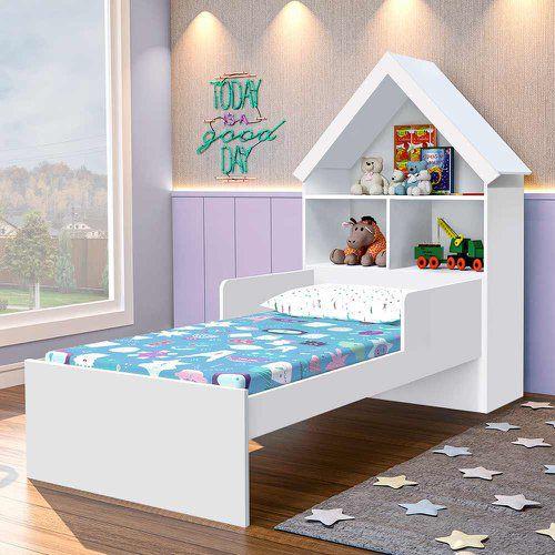 Imagem de Cama Casa Infantil Branco Gabrielli Magia