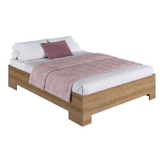 Imagem de Cama Casal Box com Estrado CX1140 190x140cm Mel - Art In Móveis