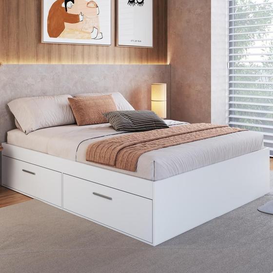 Imagem de Cama Casal com 4 portas 140 Tókio