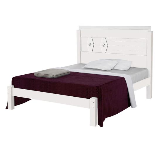 Imagem de Cama Casal Desing Moderno Branco