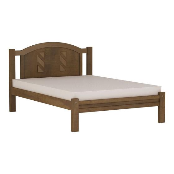 Cama Casal Flex Grécia Imbuia para Colchão 128 cm ou 138 cm Madeira Maciça Pinus - Cavazotto Menor preço em Cama Casal Flex Grécia Imbuia para Colchão 128 cm ou 138 cm Madeira Maciça Pinus - Cavazotto