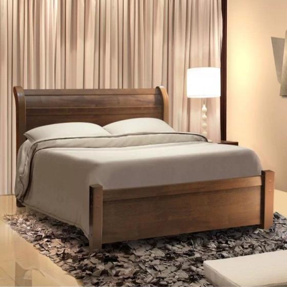 Cama Casal Madri Espresso Móveis Menor preço em Cama Casal Madri Espresso Móveis