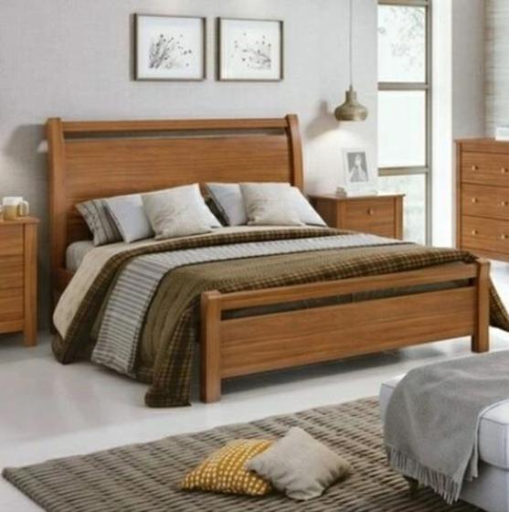 Cama Casal Reali Plus - Rovere Naturale - Móveis Lopas Menor preço em Cama Casal Reali Plus - Rovere Naturale - Móveis Lopas