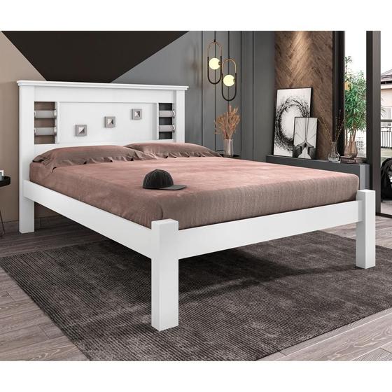 Imagem de Cama Casal Vaius Branco