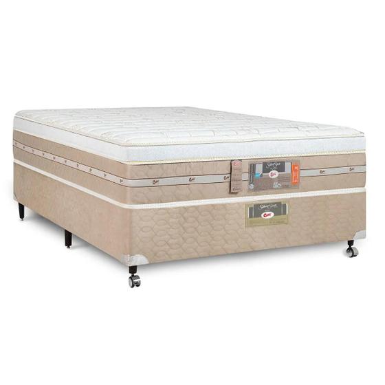 Imagem de Cama Castor Casal Silver Star Air One Face Pocket 138x188x59 + Box Castor