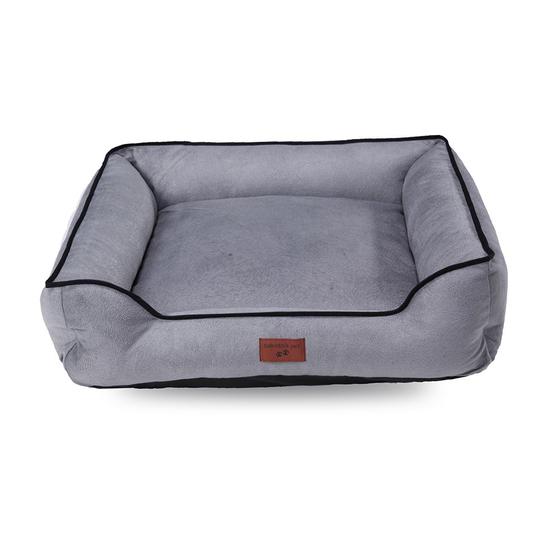 Imagem de Cama Confortável para Cachorro Com Ziper Suede 70 x 70 - Casa Com Amor