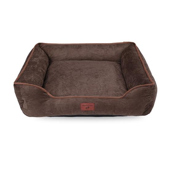 Imagem de Cama Confortável para Cachorro Com Ziper Suede 70 x 70 - Casa Com Amor