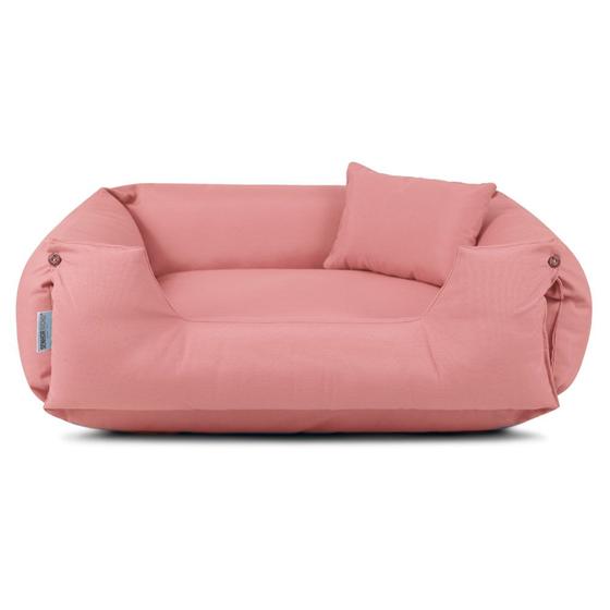 Imagem de Cama de Cachorro com Proteção Impermeável Lola Cama Pet 85x70 Rose