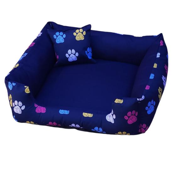 Imagem de cama de cachorro e gato pequeno até 5kg cama pra pet caminha de cachorro 50x50cm com zíper