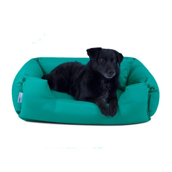 Imagem de Cama de Cachorro Impermeável Lola Caminha Pet 65x50 Tiffany