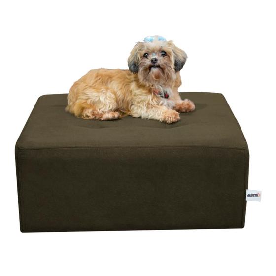 Cama de Cachorro Pet Quadrado Confortável Luna Marrom Matri Menor preço em Cama de Cachorro Pet Quadrado Confortável Luna Marrom Matri