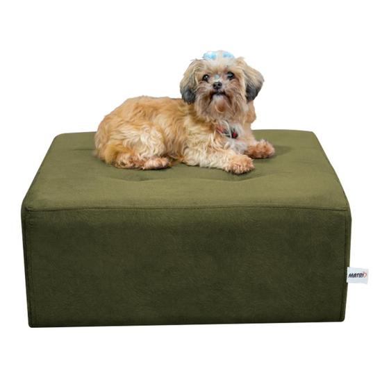 Cama de Cachorro Pet Quadrado Confortável Luna Vinho Matrix Menor preço em Cama de Cachorro Pet Quadrado Confortável Luna Vinho Matrix