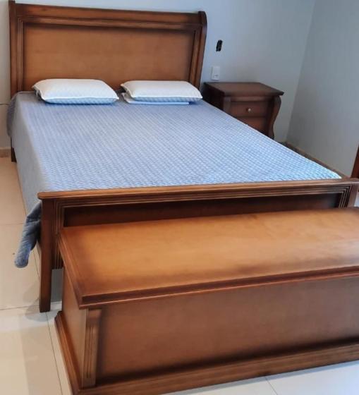 Imagem de Cama de Casal King Size 1,95 x 2,05 - Móveis de Gramado