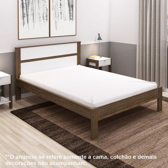 Imagem de Cama de casal para colchão 1,38m CM8005 Tecnomóbili