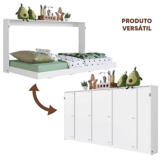 Imagem de Cama De Solteiro Articulada Branco Gazel Shop Jm