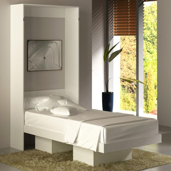 Imagem de Cama de Solteiro Articulável Branco Cm8015 - Tecno Mobili