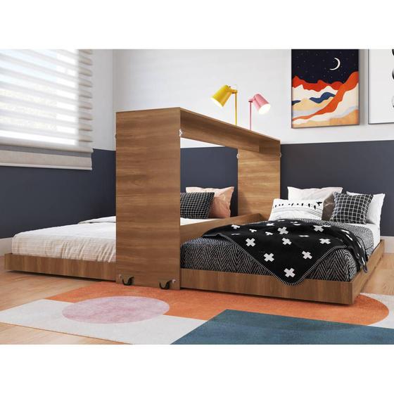 Imagem de Cama de Solteiro Dupla Articulável Horizontal Phoenix CS180 Art in Móveis