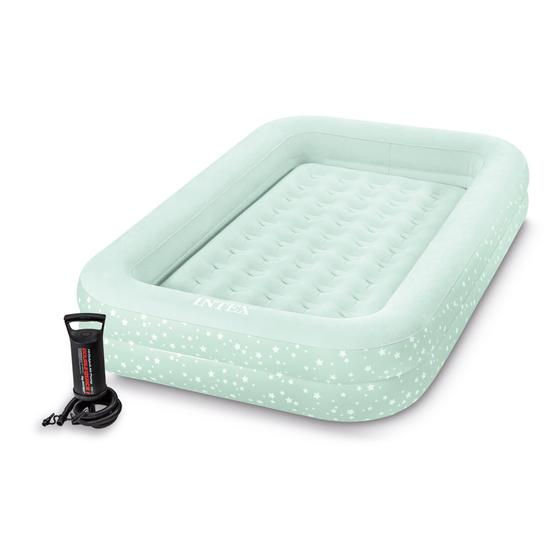 Imagem de Cama de Viagem Infantil Inflável Intex 66810EP - com Bomba Manual e Bolsa