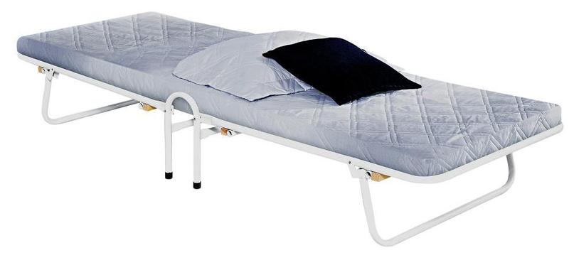 Imagem de  Cama Dobrável Camping com Colchonete Branco Vitamov 