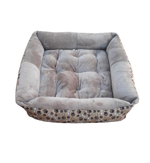 Imagem de Cama Dog Caminha Pet Cama Lavável 60x60 Cama P/ Cães E Gato Avelã